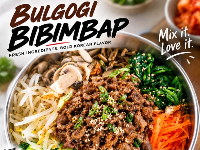 Bibimbap (Bulgogi).